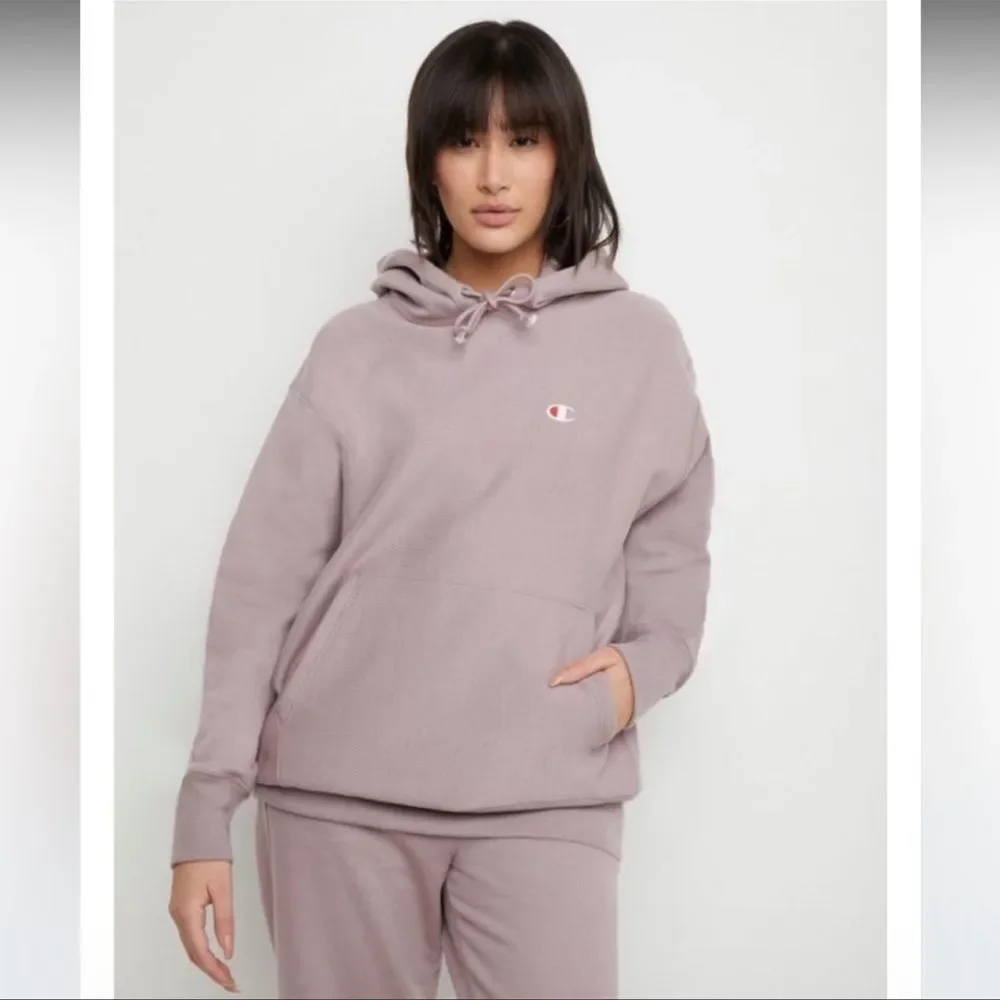 NWOT Champion Reverse Weave Mauve/Dusy Pink Hoodie Size S